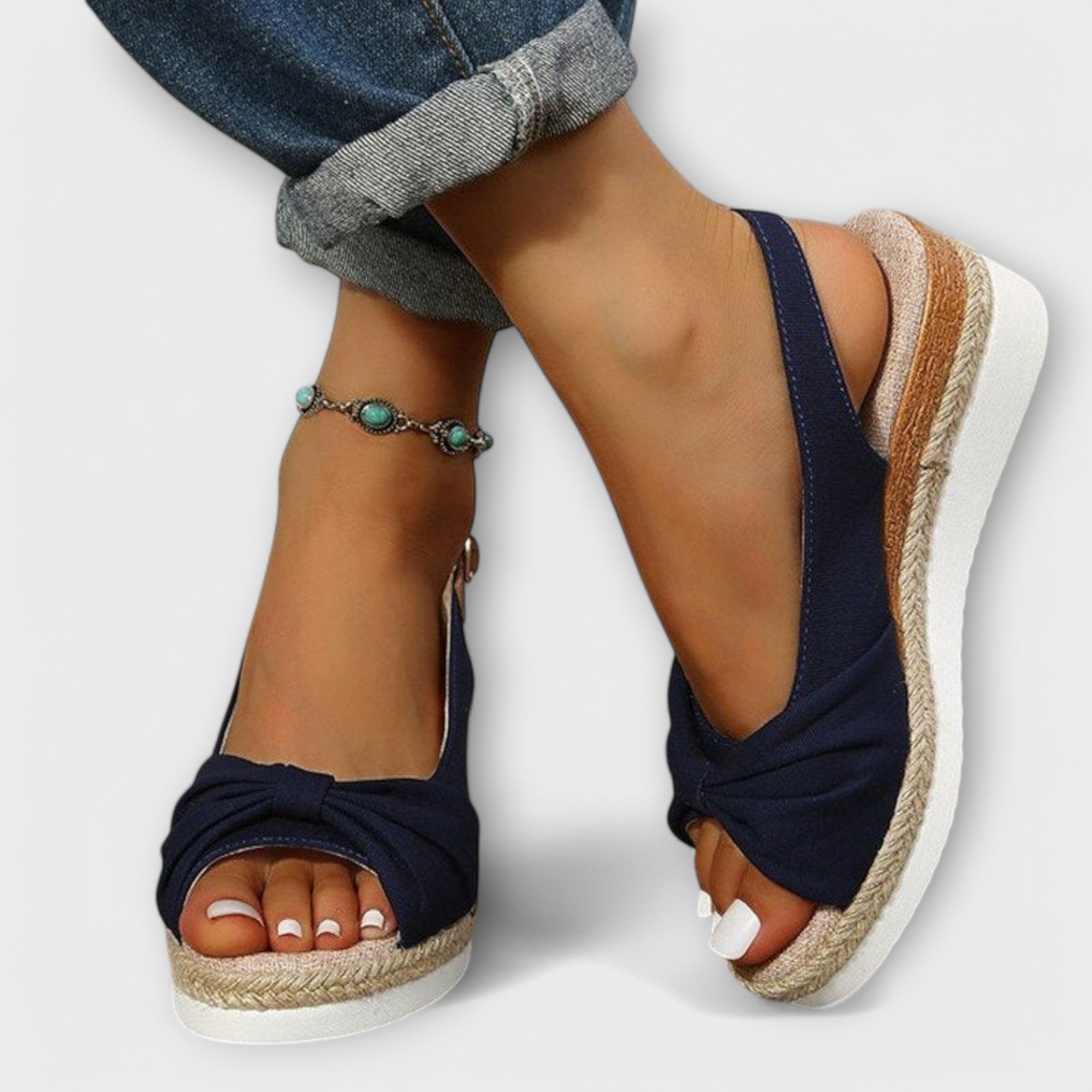 Delia – Stílusos Espadrille Szandálok
