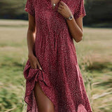 Iulia – Rochie Vaporoasă cu Buline