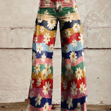 Iolanda – Boho-Chic Széles Lábú Nadrág