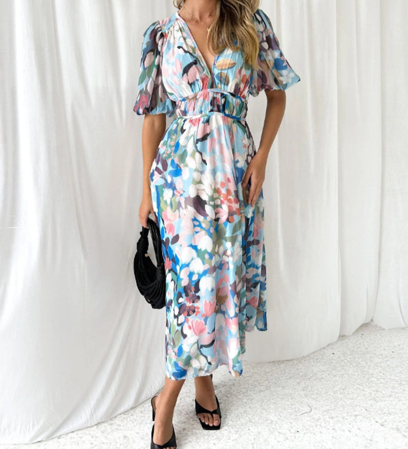 Elvira – Hosszú Boho Stílusú Ruha