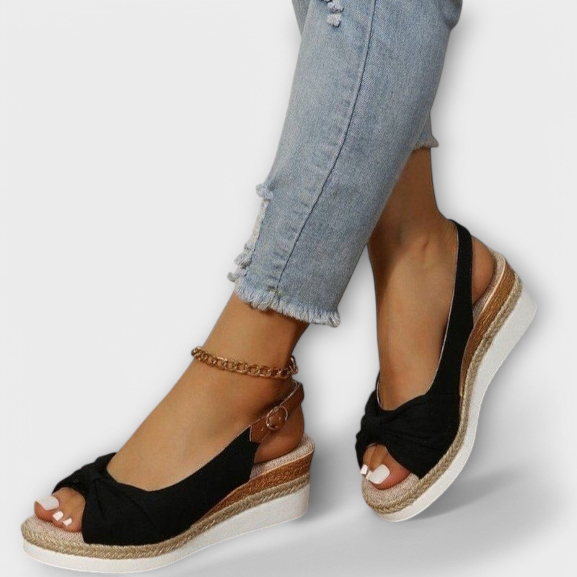 Delia – Stílusos Espadrille Szandálok