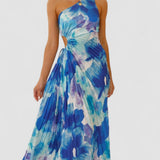 Sabina Maxi Decupaje – Rochie Maxi cu Decupaje Asimetrice