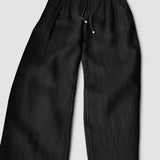 Camille | Széles Szárú Pantalon Pamut és Len Keverékből