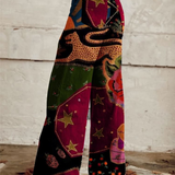 Emanuela – Boho-Chic Széles Szárú Nadrág