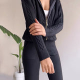 Ania - Két részes, csavart jacquard casual szett