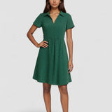 Iulia – Rochie Vaporoasă cu Buline