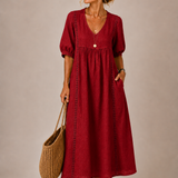 Oana – Rochie Midi cu Volane