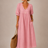 Oana – Rochie Midi cu Volane