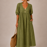 Oana – Rochie Midi cu Volane