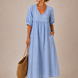 Oana – Rochie Midi cu Volane