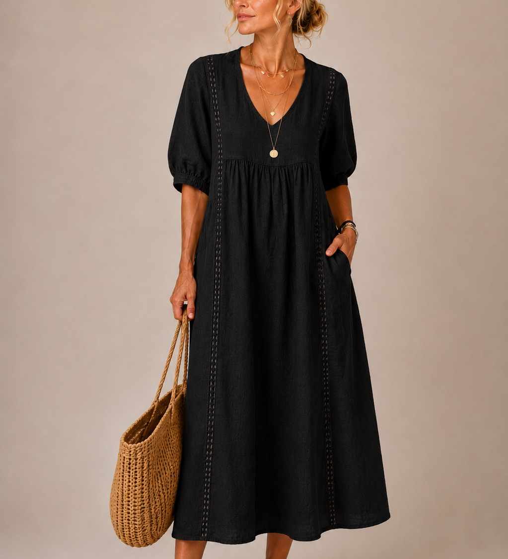 Oana – Rochie Midi cu Volane