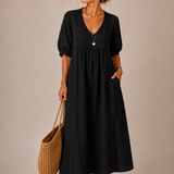 Oana – Rochie Midi cu Volane