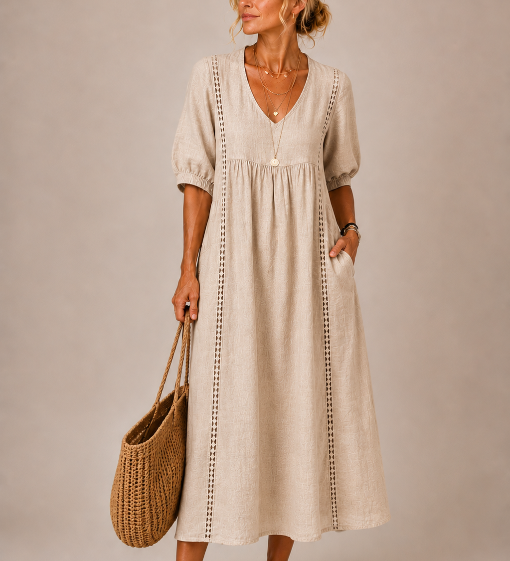 Oana – Rochie Midi cu Volane