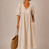 Oana – Rochie Midi cu Volane