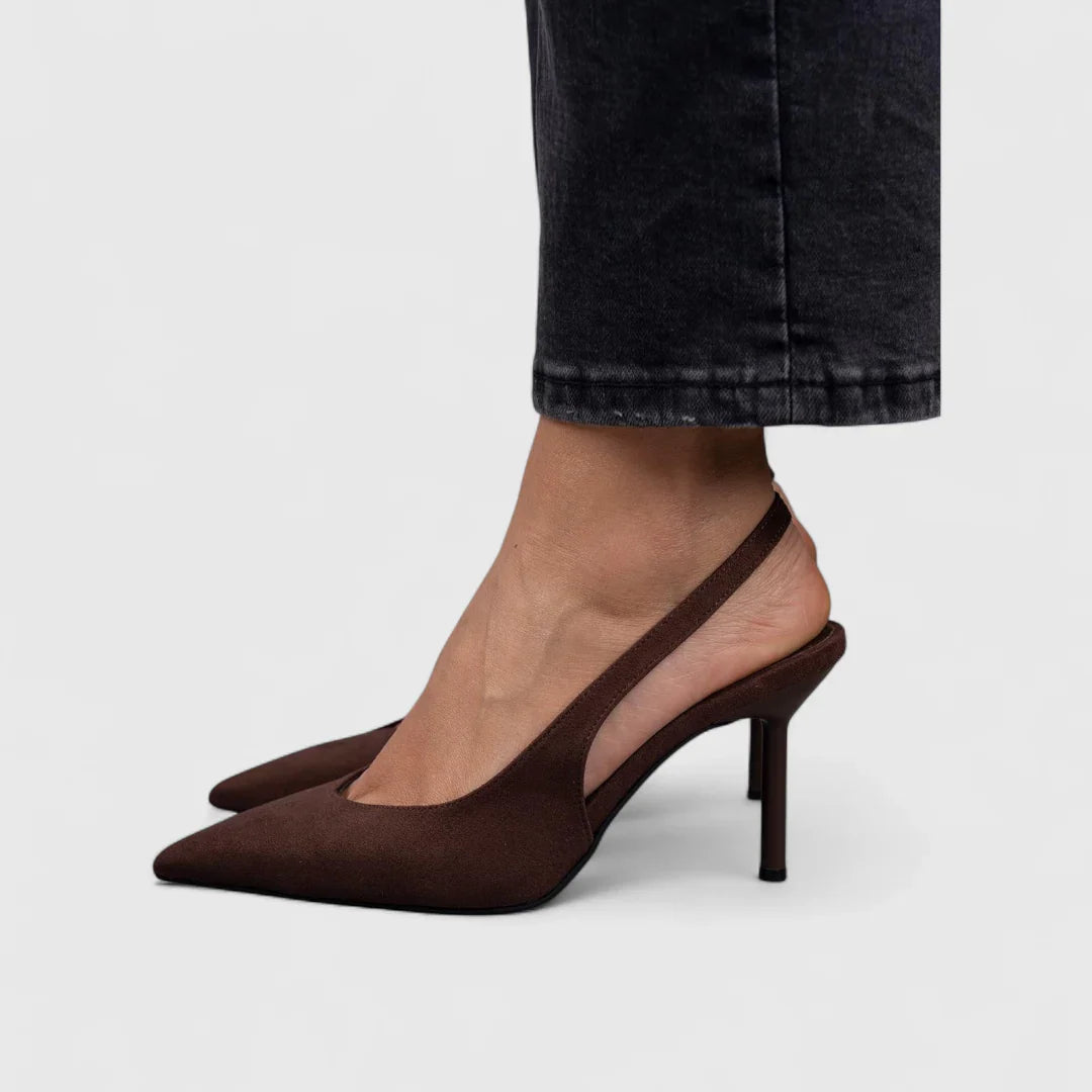 Isabelle – Leopárd Mintás Slingback Cipő