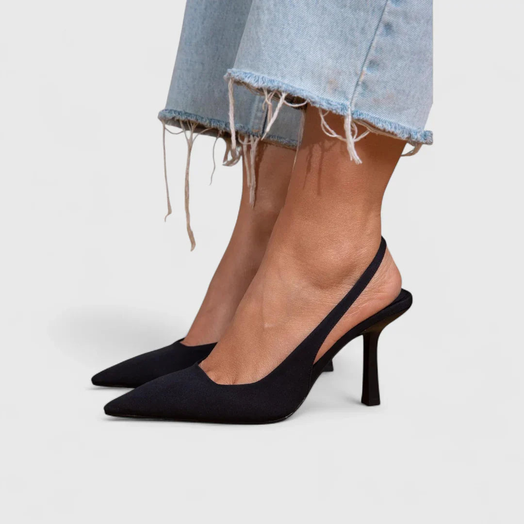 Isabelle – Leopárd Mintás Slingback Cipő