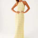 Cătălina – Fekete Maxi Ruhás Halter
