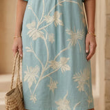 Rucsandra – Rochie Midi Brodată