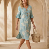 Rucsandra – Rochie Midi Brodată