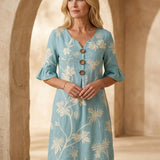 Rucsandra – Rochie Midi Brodată