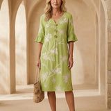 Rucsandra – Rochie Midi Brodată