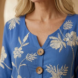 Rucsandra – Rochie Midi Brodată