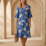 Rucsandra – Rochie Midi Brodată
