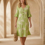 Rucsandra – Rochie Midi Brodată