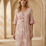 Rucsandra – Rochie Midi Brodată