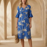 Rucsandra – Rochie Midi Brodată