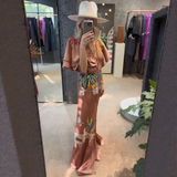 Zoe – Hímzett Maxi Boho Ruha