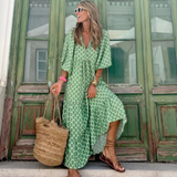 Mihaela – Rochie Vaporoasă cu Flori