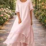 Eva – Rochie Maxi cu Volane