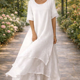 Eva – Rochie Maxi cu Volane