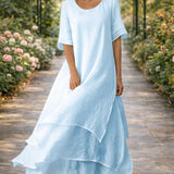 Eva – Rochie Maxi cu Volane