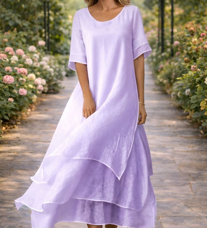 Eva – Rochie Maxi cu Volane