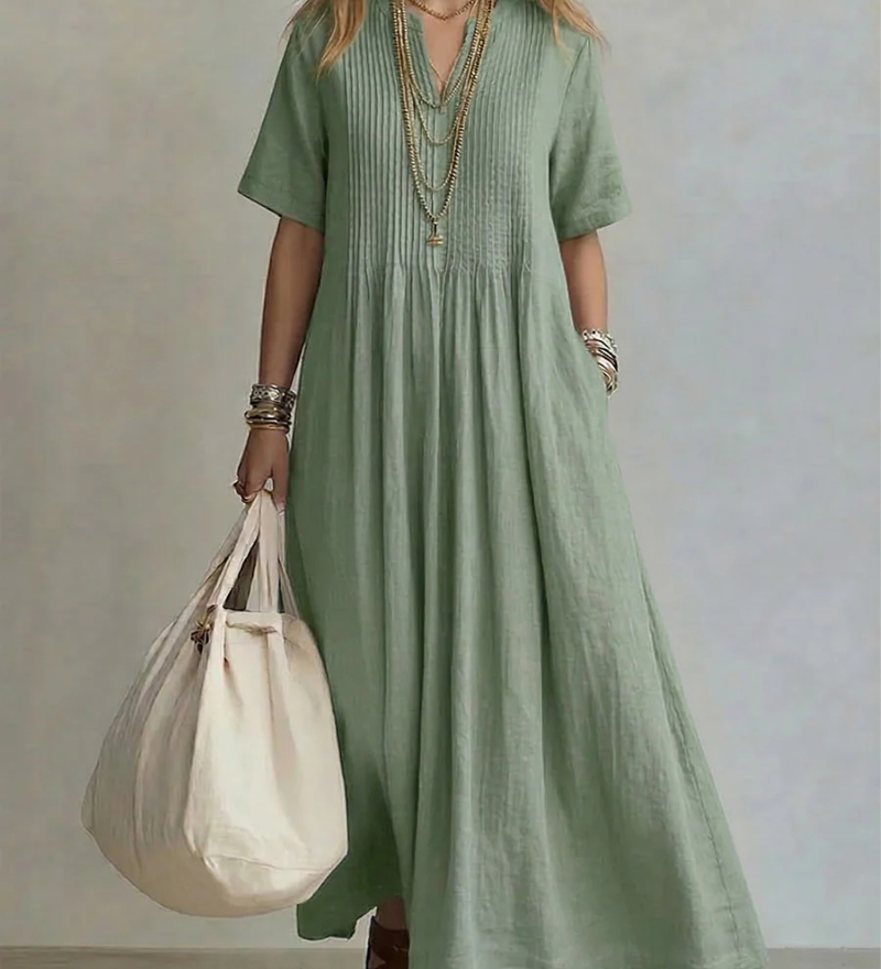 Elena – Rochie Plisată