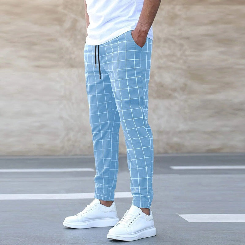 Shane | Stílusos Kockás Jogger Nadrág