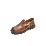 Giulia – Vintage Brogue Stílusú Cipők Pánttal