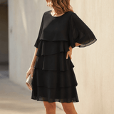 Daria – Rochie cu Volane în Cascadă