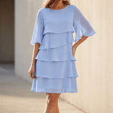 Daria – Rochie cu Volane în Cascadă