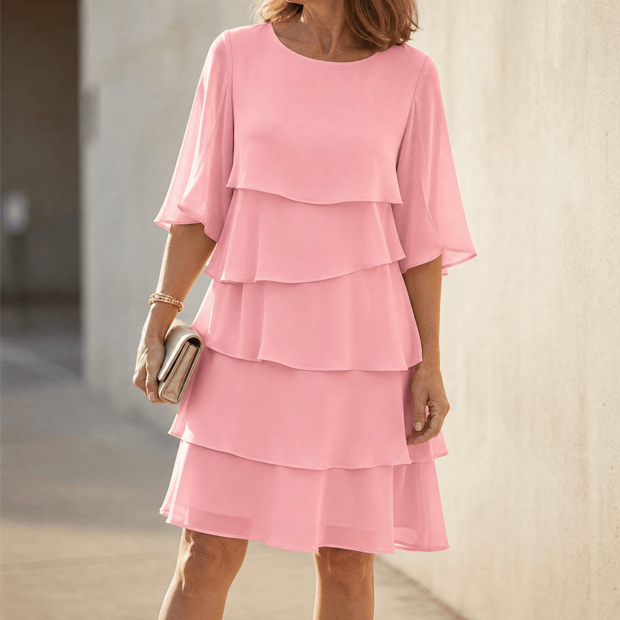 Daria – Rochie cu Volane în Cascadă