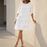 Daria – Rochie cu Volane în Cascadă
