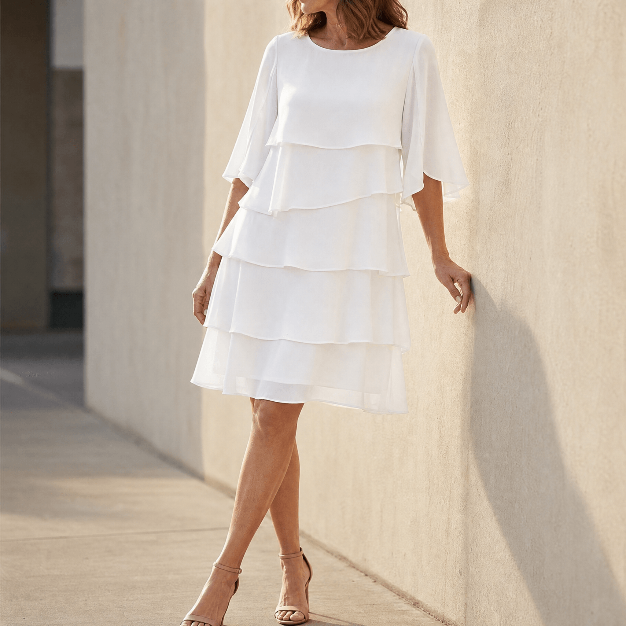 Daria – Rochie cu Volane în Cascadă