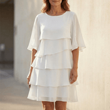 Daria – Rochie cu Volane în Cascadă