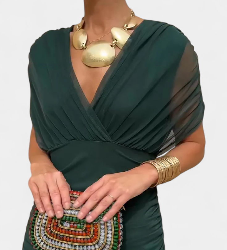 Liana – Virágmintás Maxi Ruha