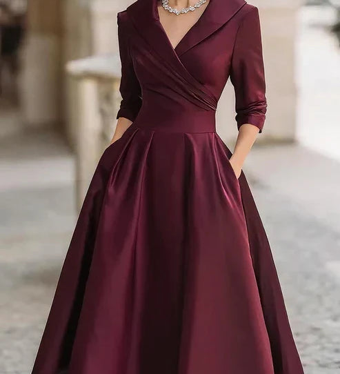 Maria – Elegáns Midi Ruha