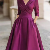 Maria – Elegáns Midi Ruha