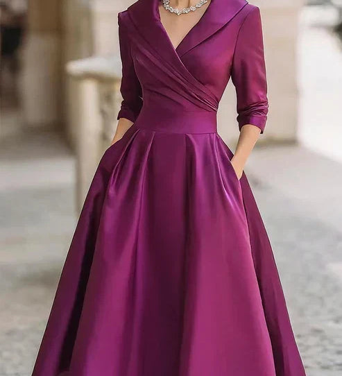 Maria – Elegáns Midi Ruha