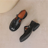 Giulia – Vintage Brogue Stílusú Cipők Pánttal
